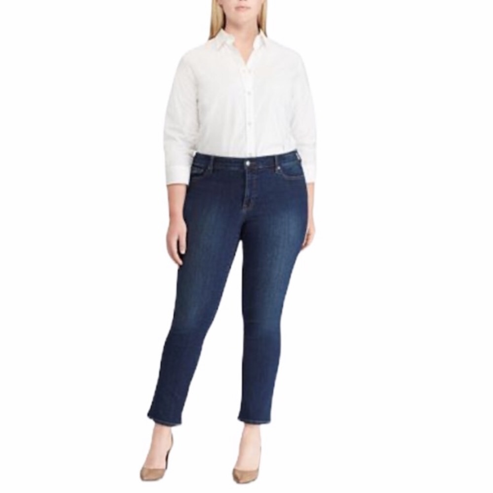 Lauren Ralph Lauren Modern Straight Curvy Jeans